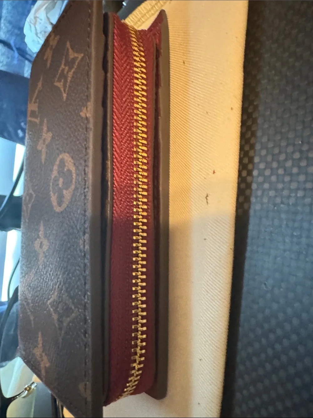 Louis Vuitton Brown Monogram Canvas Card Holder Wallet
